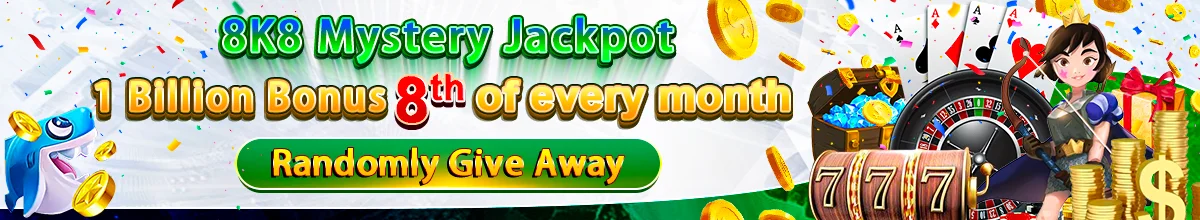 8K8 Mystery Jackpot — i-tap para sa buong terms